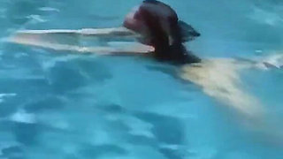 Ryder Skye Swims in the Pool Endlessly