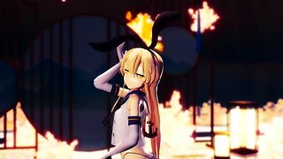 Hot 3D redhead licking a pussy while getting fucked