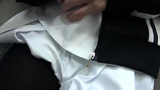 Subtitled POV Japanese AV busty bath blowjob handjob