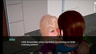 Steamy adult visual novel featuring erotic tales and anime action