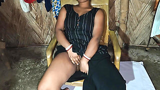 Indian Desi hot maal fingering front of step Dad