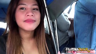 FILIPINA  BAREBACKED by HAIRY massive cock