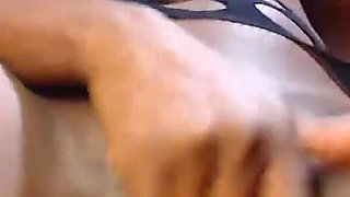 Sucking My Dildo Vigorously Rubbing My Black Pussy