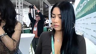 Asian enjoys outdoor masturbation