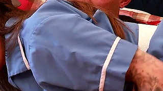 Nurse Rose Gets Railed and Plays with Cum!