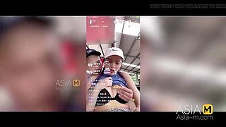 Asian Babe Guan Ming Mei Gives Blowjob & Fucks Doggystyle Outdoor - Live Sex Show Full Video