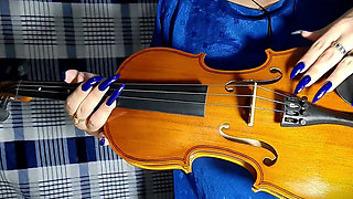 Blue Nails and a Violin