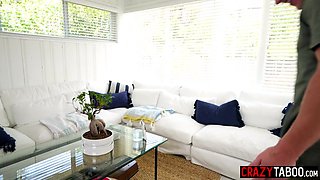 Guy banged stuck Arab teen girlfriend