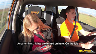 Fake Driving College - Daisy Lee Proves Blowjob Lessons Are More Fun Than Driving