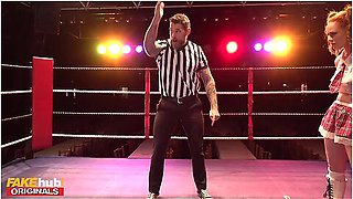 Redhead Teen 18+ And Ebony Milf Teacher Share A Cock With Lola Marie And Ella Hughes