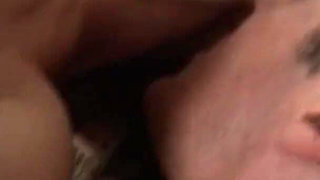 Blonde teen Devon with big tits gives step dad titjob and gets fucked