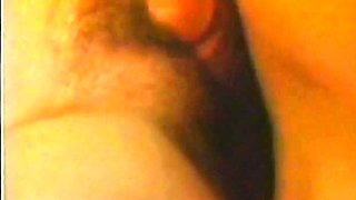 Amateur hairy pussy fucked hardcore in homemade hammering