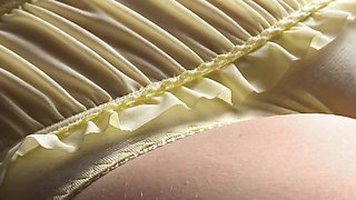 Camel Toe Pussy Tease In Vintage Panties