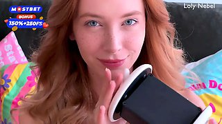 Lustful ASMR artist fucked on camera and got a creampie