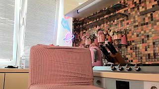 Big boobs milf masturbates with her dildo