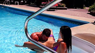 Fucked My Hot Stepdaughter at the Pool!