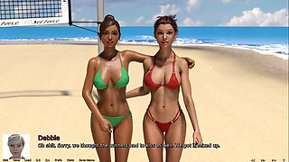 Where The Heart Is Lesbian Kiss On The Beach Ep 99