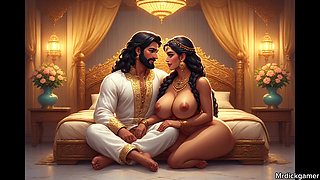 Innocent village girl gives sloppy blowjob and takes dick like a slut