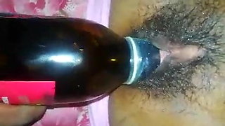 Sri lanka girl beer bottle fun( pussy fun with beer bottle )