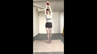 Ol Thick Gray Foot Pad Hanging + Electric Shock + Whipping