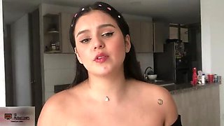 Melanie Caceres Gets Rough Hardcore Fuck - Big Ass Colombian MILF Takes Big Cock