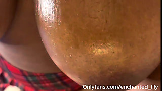 Close up of Mistress Pegging Sex Doll