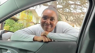 Ebony Car Ride Home with Stranger