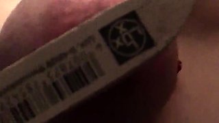 Fetish bdsm anal dildo play