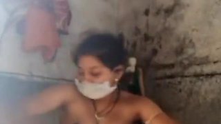 Pregnant Dehati Wife Nude Show In Bathroom