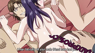 Gangbang fuck with dicks sucking and pussy licking - Anime Hentai Uncensored