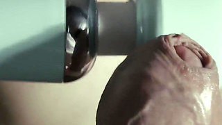 First I Use My Vibrator to Make Him Cum Slowly, Then, with His Cum All Over Me, I Use It to Give Myself a Great Orgasm