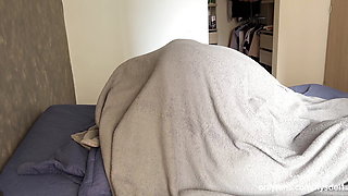 Casual and neglected food under the sheets -amateur couple- nysdel
