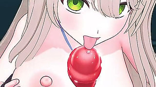 Blue Archive - Top Student Nonomi Pleases Sensei - 3D Hentai Animations