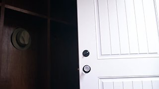 Stacked brunette goes solo toys and masturbation