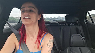 App Driver Catches Passenger Masturbating From Behind!