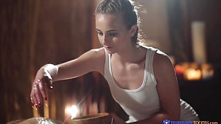 Alex Vichner's Sexy Oil Small Tits