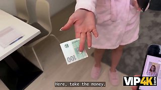 Vip4k. overdue debt is no problem for this wild redhead