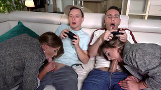 Group sex with hot moms Eveline Dellai and Silvia