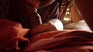 Tamil girl sucks her husband's penis and pleases him