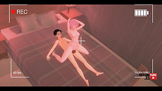 Dandadan Hentai - Aira Ridding Okarun's Dick - Asian Japanese Anime Manga