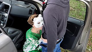 Amateur couple emily and david fuck in the forest