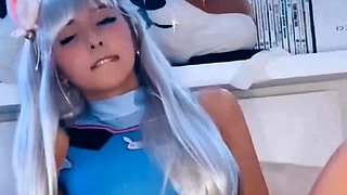 Stacked brunette goes solo toys and masturbation