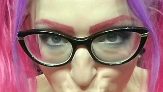 Jessy funny amateur teen brunette toying