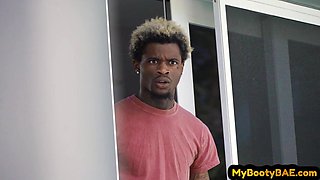 Bigbooty BBW lady fucked by black dick in wet pussy hole