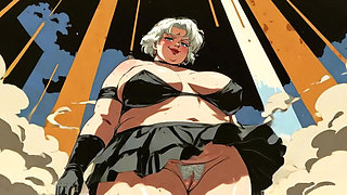 Ai Cartoon BBW Dancing Women Clips
