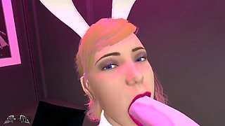 VirtualHeaven - POV Your a DILDO fucking Alexa in every whole. 3D animated Sex scene using the Quest 3. Captain Hardcore Hentai