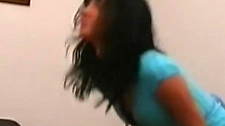 Sexy Skinny Secretary Fucked and Cumshot on Beautiful Pussy by a Big Vintage Cock