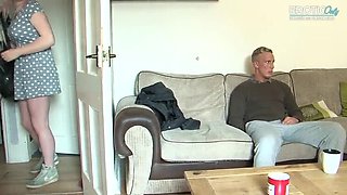 Stepdad Fucks Teen Hard - Pixie Little & Dru in Hot German Sex Scene