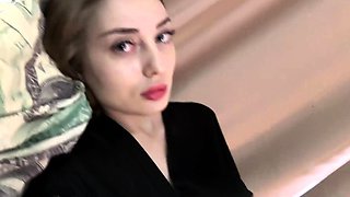 Big jugs stepmom invites stepson to sleep together for