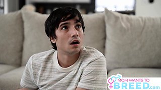 Nasty brunette pornstar with big boobs